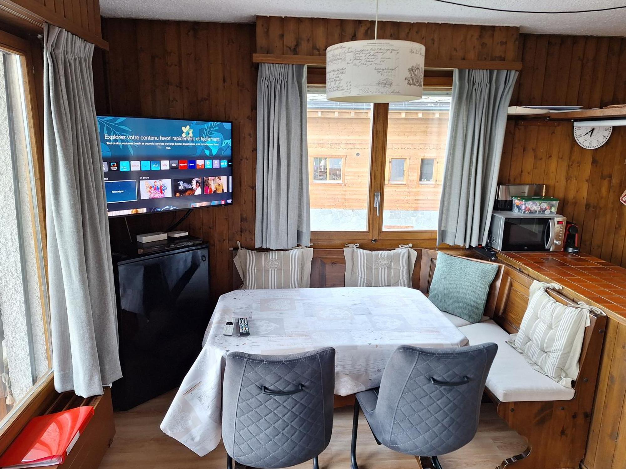 Les Collons1800- Bel Appart 2Pieces-4 Pers-Piscine-Sauna-Parking Int-Wifi Gratuit Vex Exteriér fotografie
