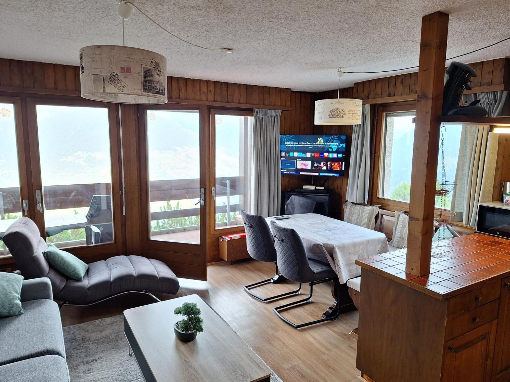 Les Collons1800- Bel Appart 2Pieces-4 Pers-Piscine-Sauna-Parking Int-Wifi Gratuit Vex Exteriér fotografie